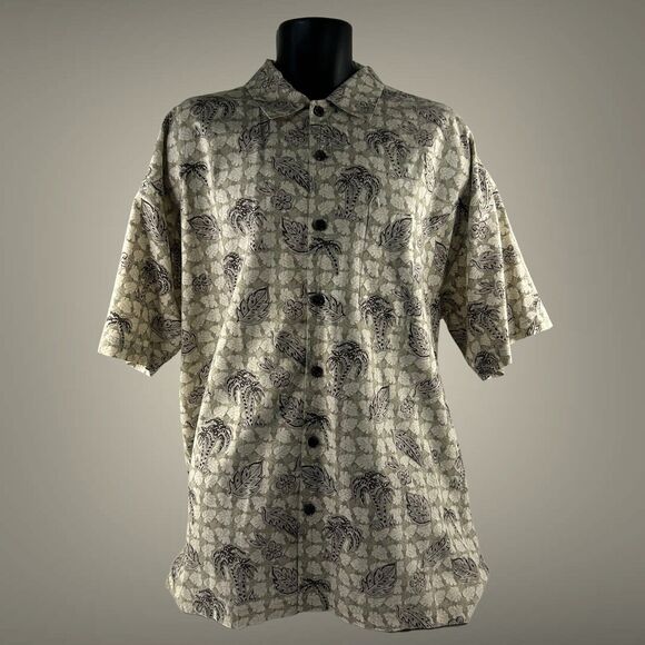 Cactus Black Label Men’s XXL Hawaiian Style Button Up Short Sleeve Shirt - Picture 3 of 16